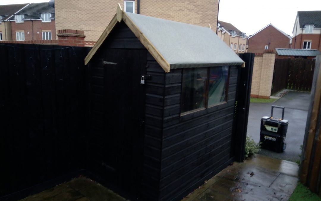 Shed Roof Re-felting – Cottingham