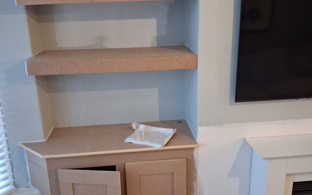 Built in cupboards